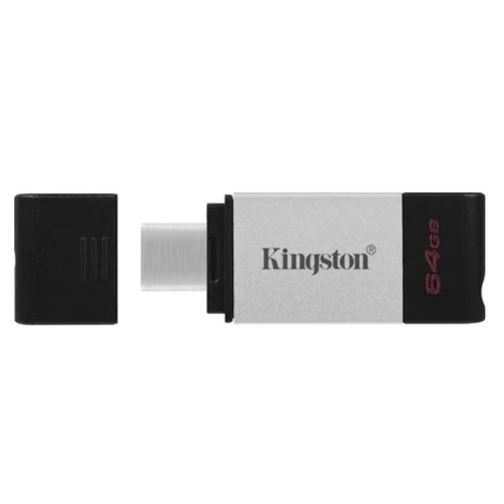 Kingston 64GB Silver Pendrive Data Traveler 80 3.2 USB-C