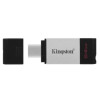Pendrive Kingston 64gb Prata Data Traveler 80 3.2 Usb-C
