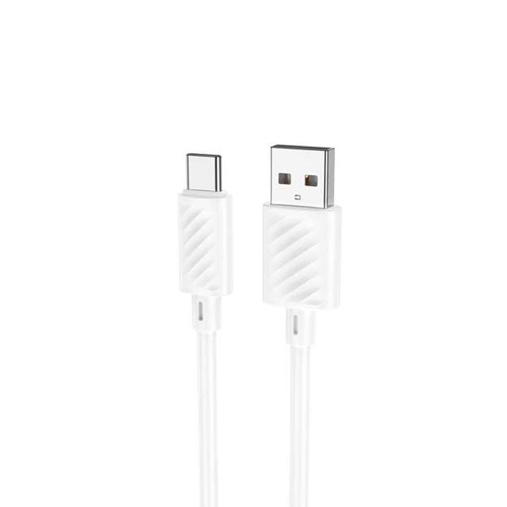 Cabo De Dados Usb Tipo C Hoco X88 Branco 3.0a 1m