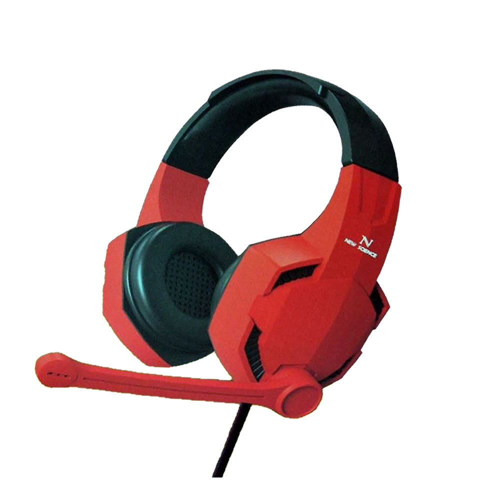 Auscultador New Science G012 Pro Vermelho 2