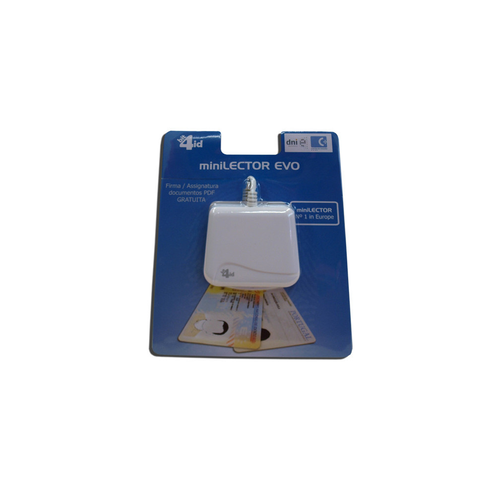 Leitor Cartão De Cidadão Bit4id Mini Lector Evo Branco