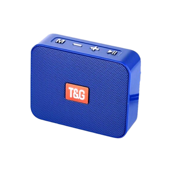 Coluna Tg-166 Portable Sem Fio Com Bluetooth Azul