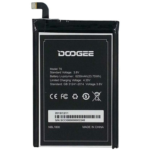 bateria_doogee_t6_01_lBATTERY DOOGEE T6 PRO 6250MAH