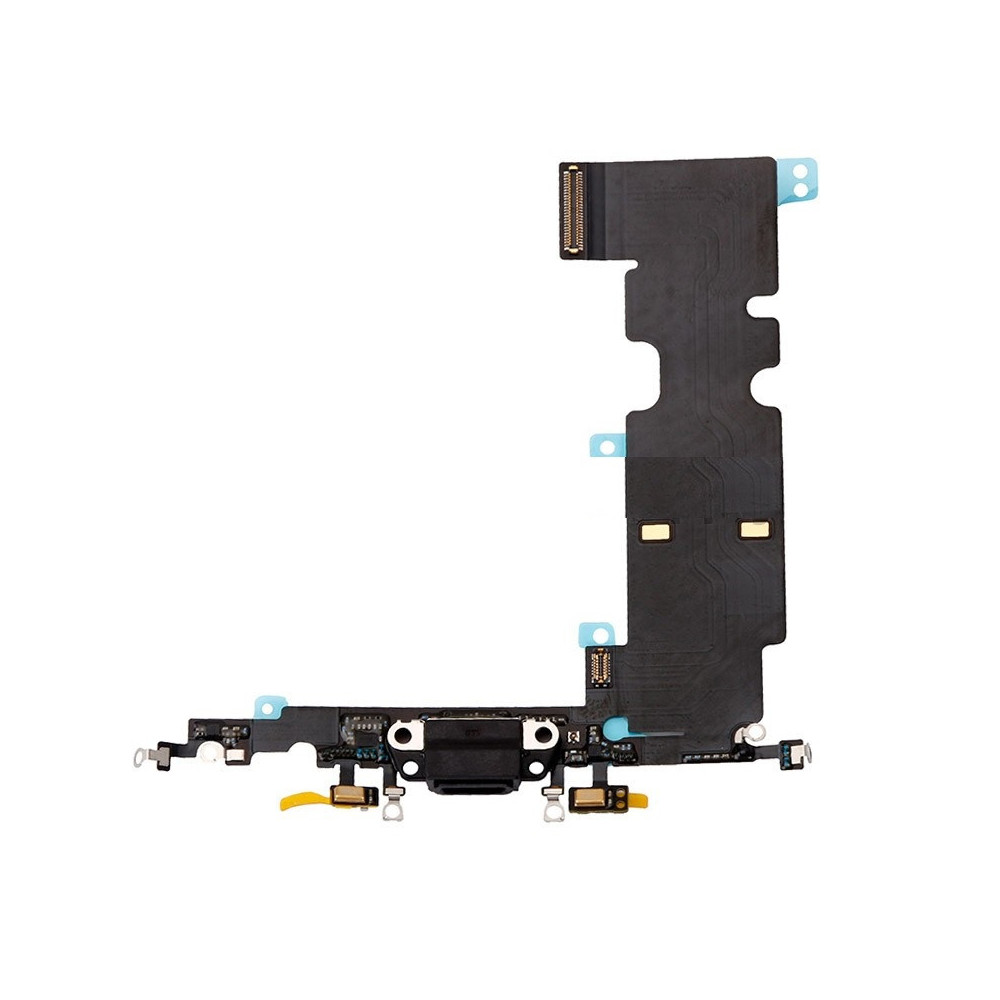 For_Apple_iPhone_8_Plus_Charging_Port_Flex_Cable_Ribbon_Replacement_-_Dark_Gray_-_Grade_S_0_