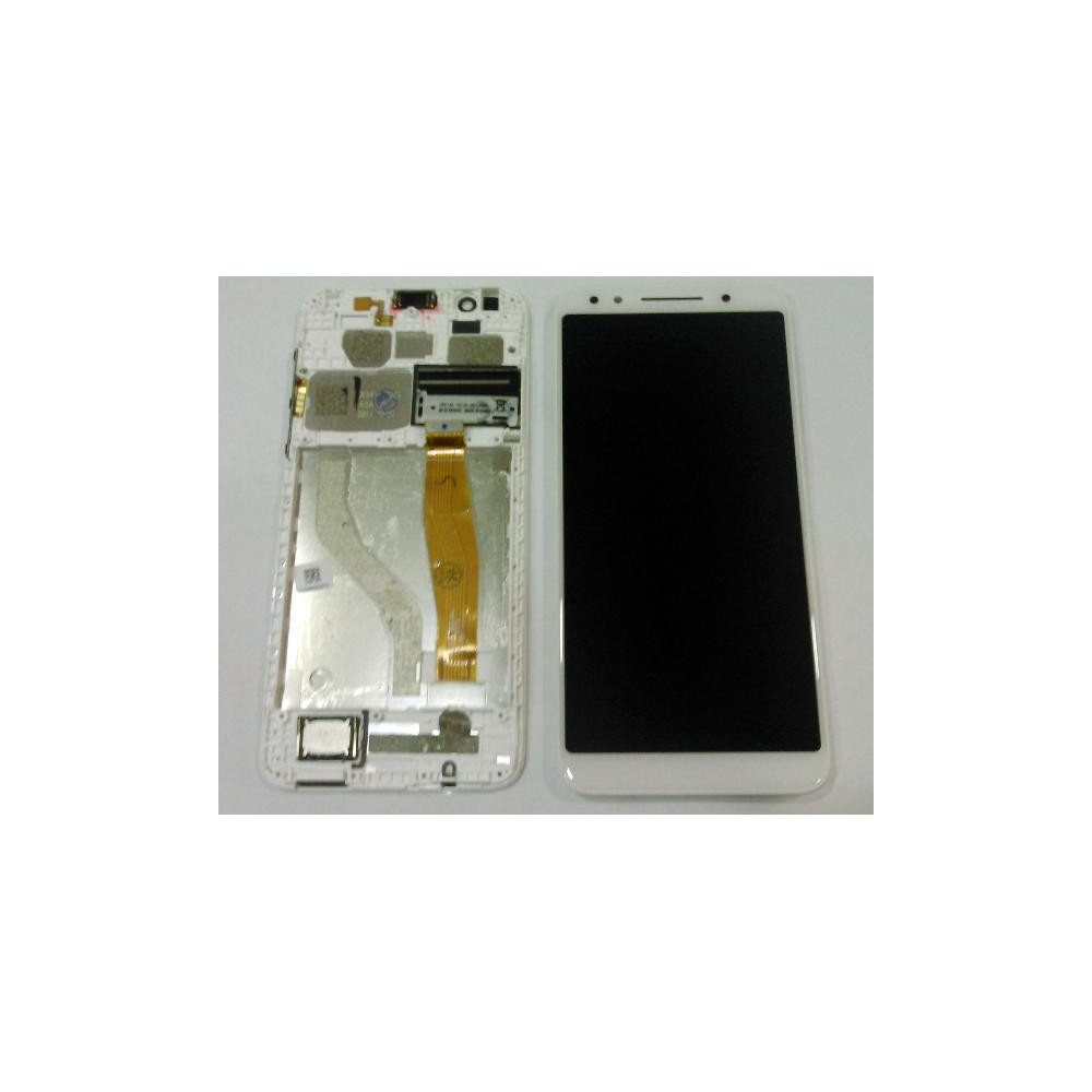 alcatel-vodafone-smart-n9-vfd720-vdf720-original-display-lcd-with-white-touch-screen-with-frame