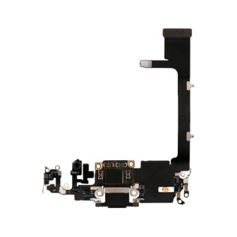 For_Apple_iPhone_11_Pro_Charging_Port_Flex_Cable_Ribbon_Replacement_-_Black_-_Grade_S_0_