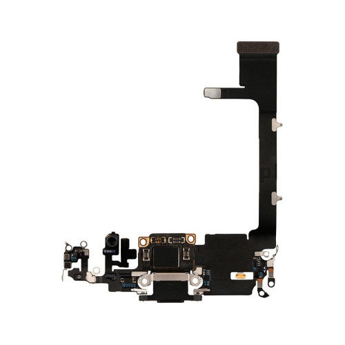 For_Apple_iPhone_11_Pro_Charging_Port_Flex_Cable_Ribbon_Replacement_-_Black_-_Grade_S_0_