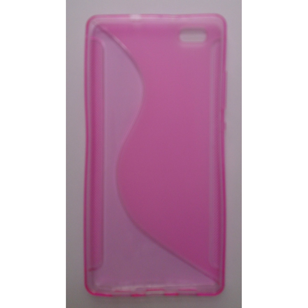 Silicon Cover Case Huawei P8 Lite Pink