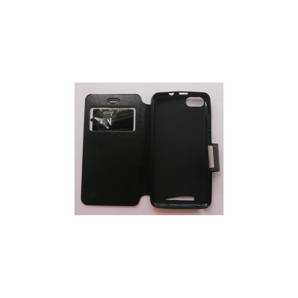 Capa Flip Cover Com Janela Wiko Lenny 3 Preto