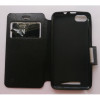 Capa Flip Cover Com Janela Wiko Lenny 3 Preto