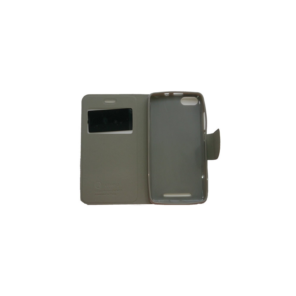 Capa Flip Cover Com Janela Wiko Lenny 3 Branco