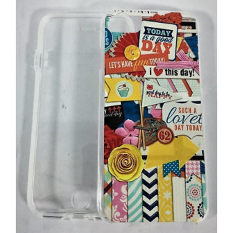 Capa Silicone Gel 360º Com Desenho Apple Iphone 7 Plus/8 Plus Transparente Design Placas