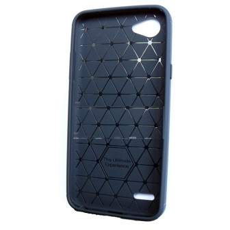 Capa Silicone Gel Carbon Lg Q6 M700an Preto