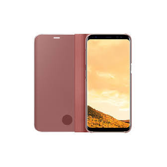 Capa Flip Cover Clear View Samsung Galaxy S8 Rosa