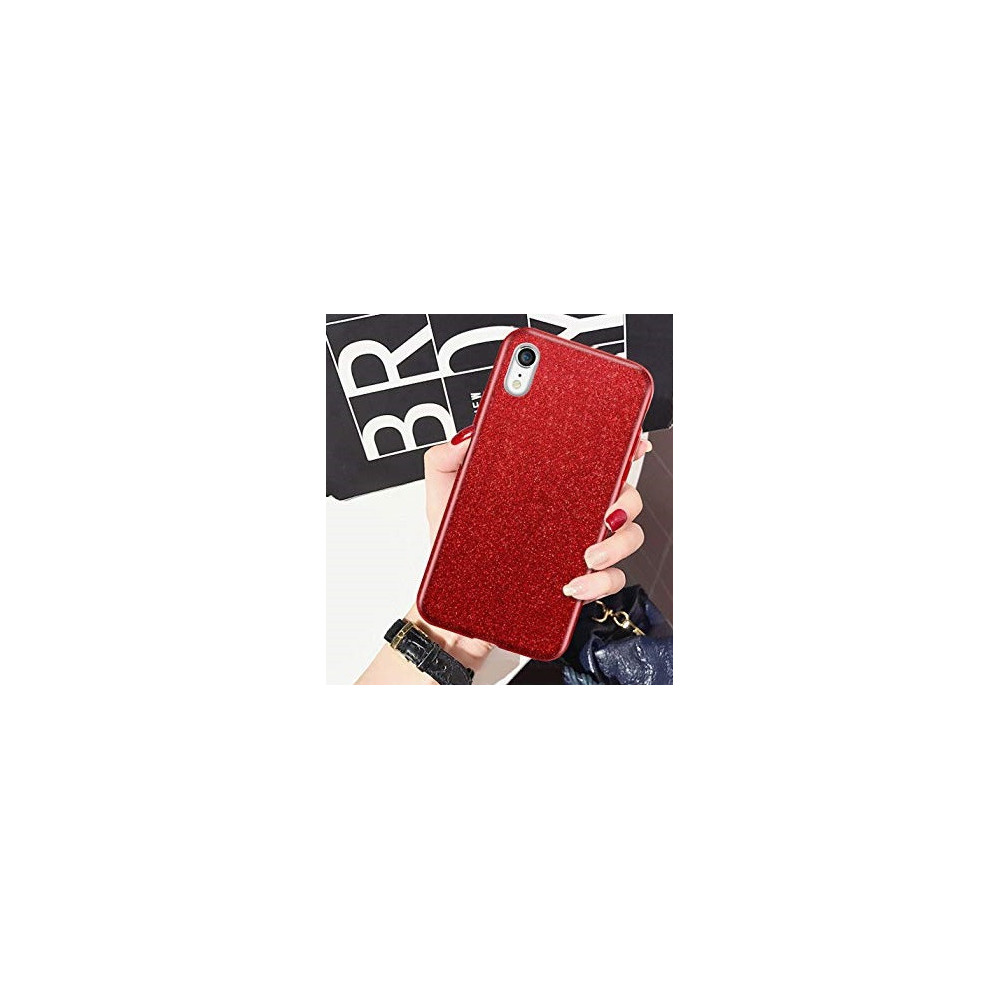 Cover Premium Bling Sparkling For Iphone Xr Red