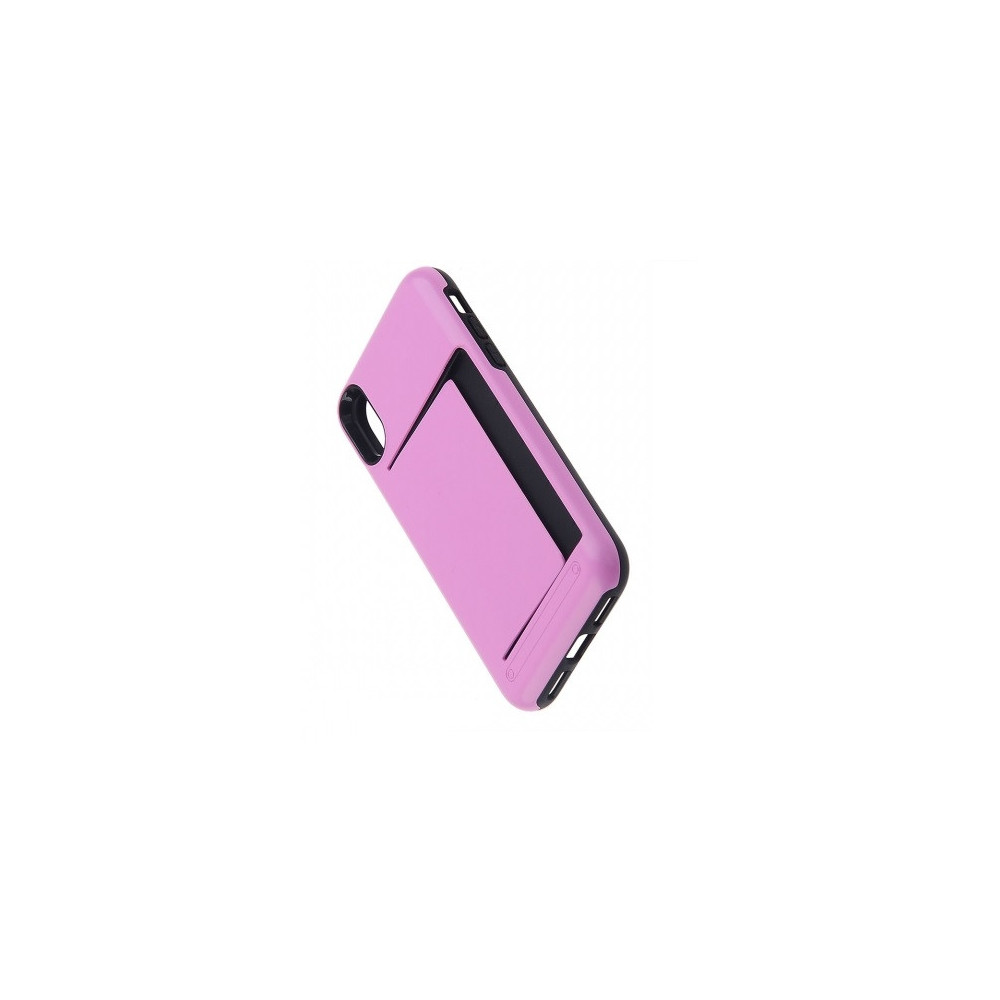 Cover Professional With Card Holder Para Iphone Xr Pink