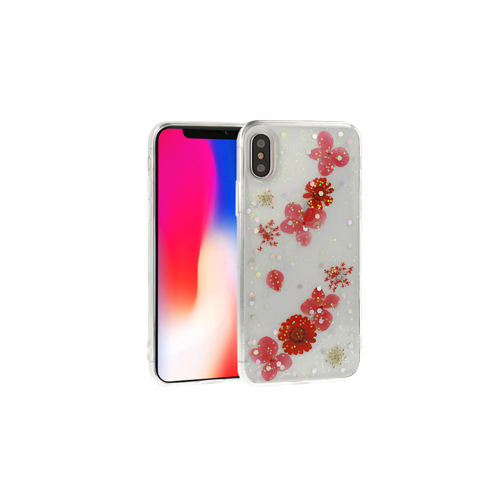 Capa Silicone Dura Com Desenho Flor Vennus Huawei P30 Transparente Julia