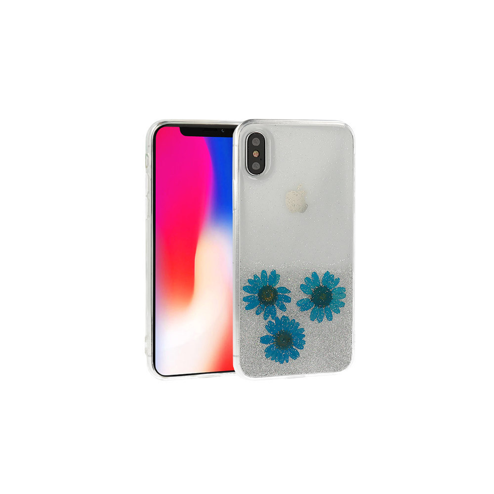Huawei P Smart 2019 Vennus Real Flower Silicone Case Amelia