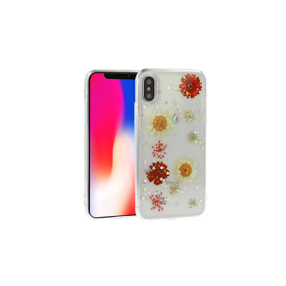 Huawei P Smart 2019 Vennus Real Flower Silicone Case Stella