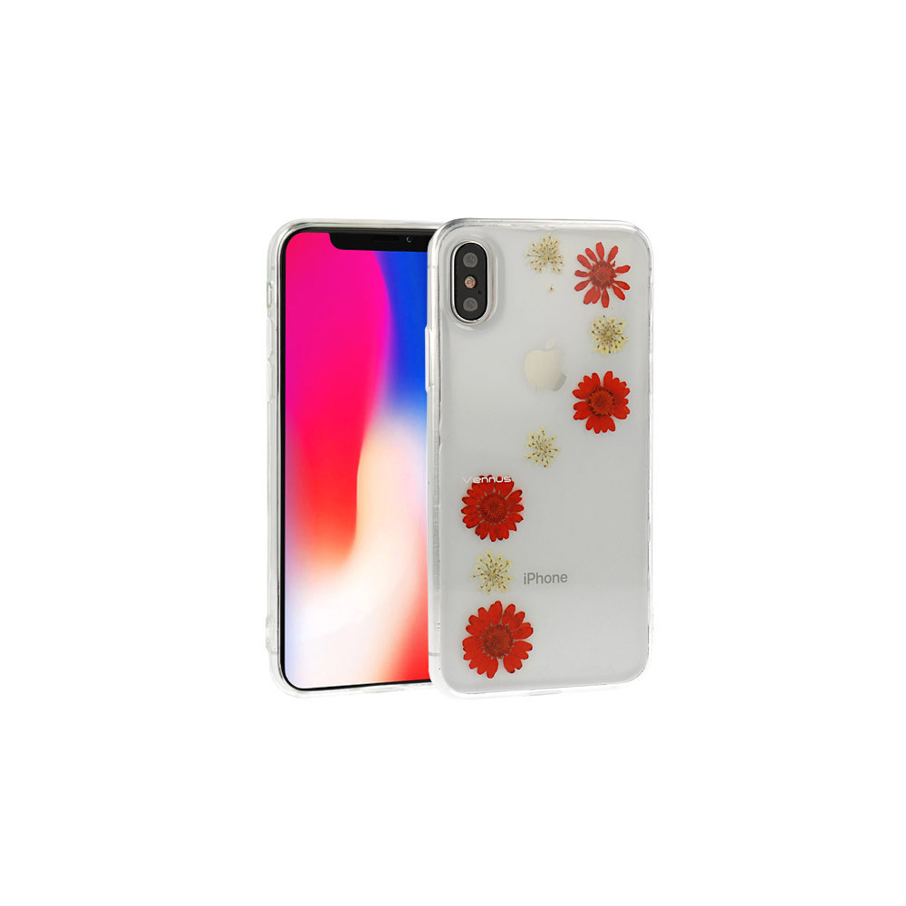 Huawei Y6 2019 Vennus Real Flower Silicone Case Flora