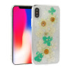 Capa Silicone Dura Com Desenho Flor Vennus Xiaomi Mi 8 Lite Transparente Camila