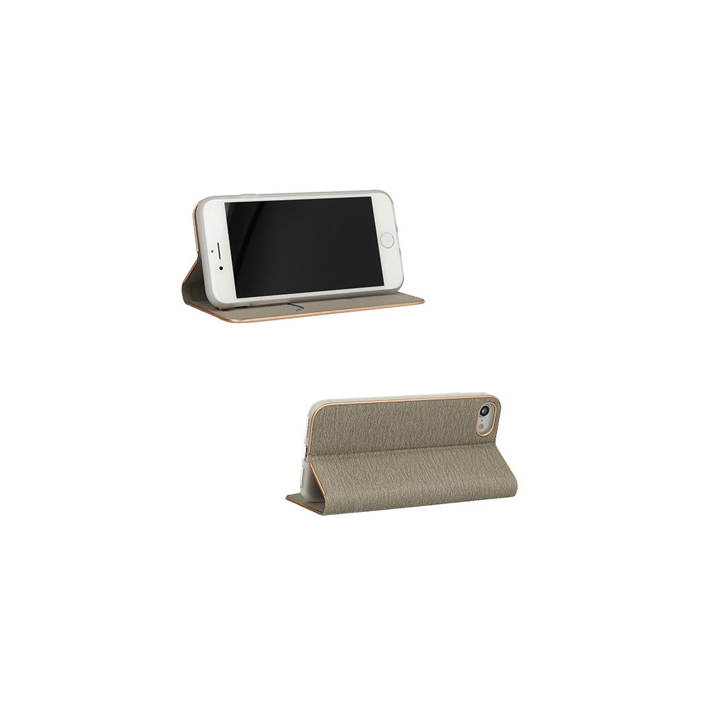 Capa Flip Cover Vennus Xiaomi Redmi Note 8 Cinza