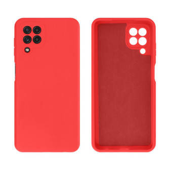 Capa Silicone Gel Samsung Galaxy A22 4g Vermelho Protetor De Camera