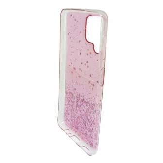 Samsung Galaxy A22 4g A225 Pink Bling Glitter Silicone Case