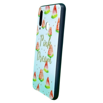 Samsung Galaxy A60 White With Watermelon Design Silicone Gel Case