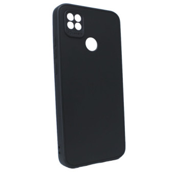 Xiaomi Redmi 10A/9C Black Silicone Case With Camera Protector