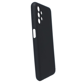 Capa Silicone Gel Samsung Galaxy A13 4G Preto Com Protetor De Câmera Robusta