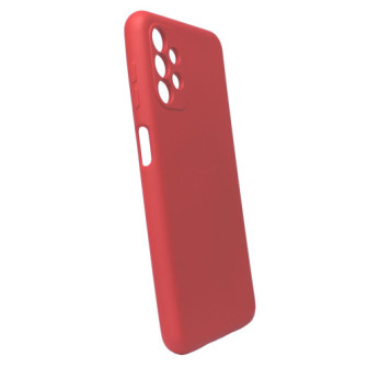 Capa Silicone Gel Samsung Galaxy A13 4G Vermelho Com Protetor De Câmera Robusta
