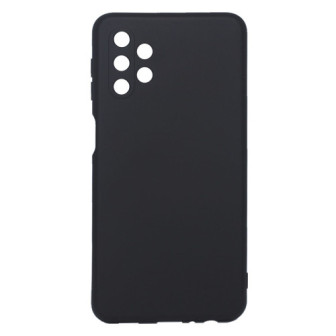 Capa Silicone Gel Samsung Galaxy A32 5G Preto Com Protetor De Câmera Robusta