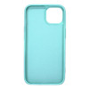 Capa Silicone Gel Apple Iphone 14 Plus Verde Turquesa Robusta