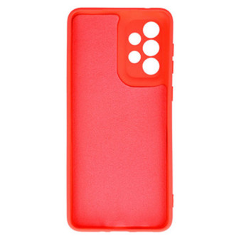 Capa Silicone Gel Samsung Galaxy A33 5G Vermelho Heart Com Protetor De Câmera