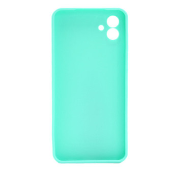 Samsung Galaxy A04 Turquoise Green Silicone Case With 3D Camera Protector