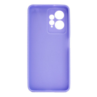 Capa Silicone Gel Xiaomi Redmi Note 12 4G Lilás Com Protetor De Câmera 3D