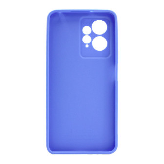 Capa Silicone Gel Xiaomi Redmi Note 12 4G Azul Com Protetor De Câmera 3D