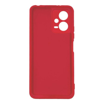 Capa Silicone Xiaomi Redmi Note 12 5g/Poco X5 Pro Vermelho Com Protetor De Câmera