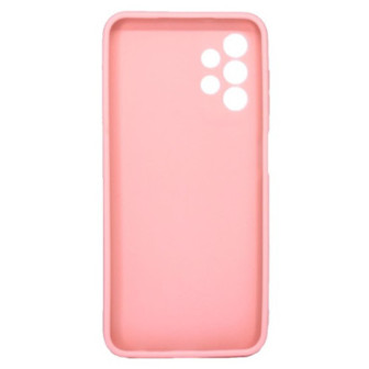 Capa Silicone Samsung Galaxy A23 Rosa Com Protetor De Câmera 3d
