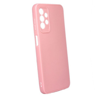 Samsung Galaxy A23 Pink Silicone Case With 3D Camera Protector