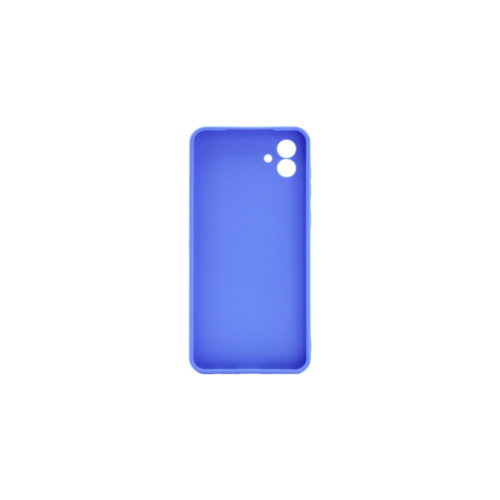 Capa Silicone Gel Samsung Galaxy A05 Azul Com Protetor De Câmera 3d