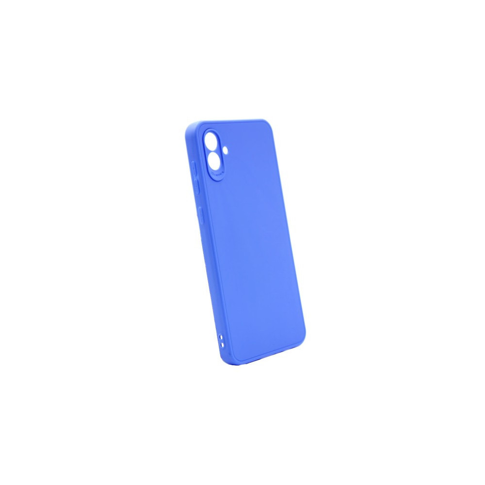 Capa Silicone Gel Samsung Galaxy A05 Azul Com Protetor De Câmera 3d