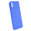 Capa Silicone Gel Samsung Galaxy A05 Azul Com Protetor De Câmera 3d