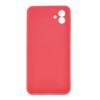 Capa Silicone Samsung Galaxy A05 Vermelho Com Protetor De Câmera 3d