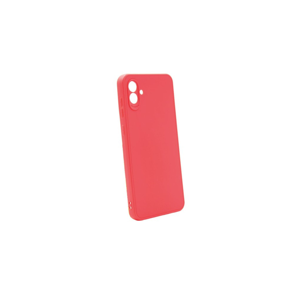 Capa Silicone Samsung Galaxy A05 Vermelho Com Protetor De Câmera 3d