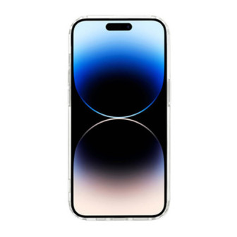 Capa Silicone Apple Iphone 14 Transparente Flor Design 5 Com Protetor De Câmera Magsafe