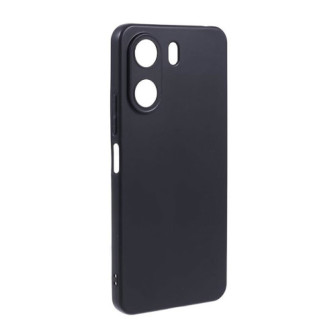 Capa Silicone Xiaomi Redmi 13c 4g Preto Com Protetor De Câmera