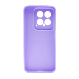 Xiaomi 14 Lilac With 3D Camera Protector Silicone Gel Case