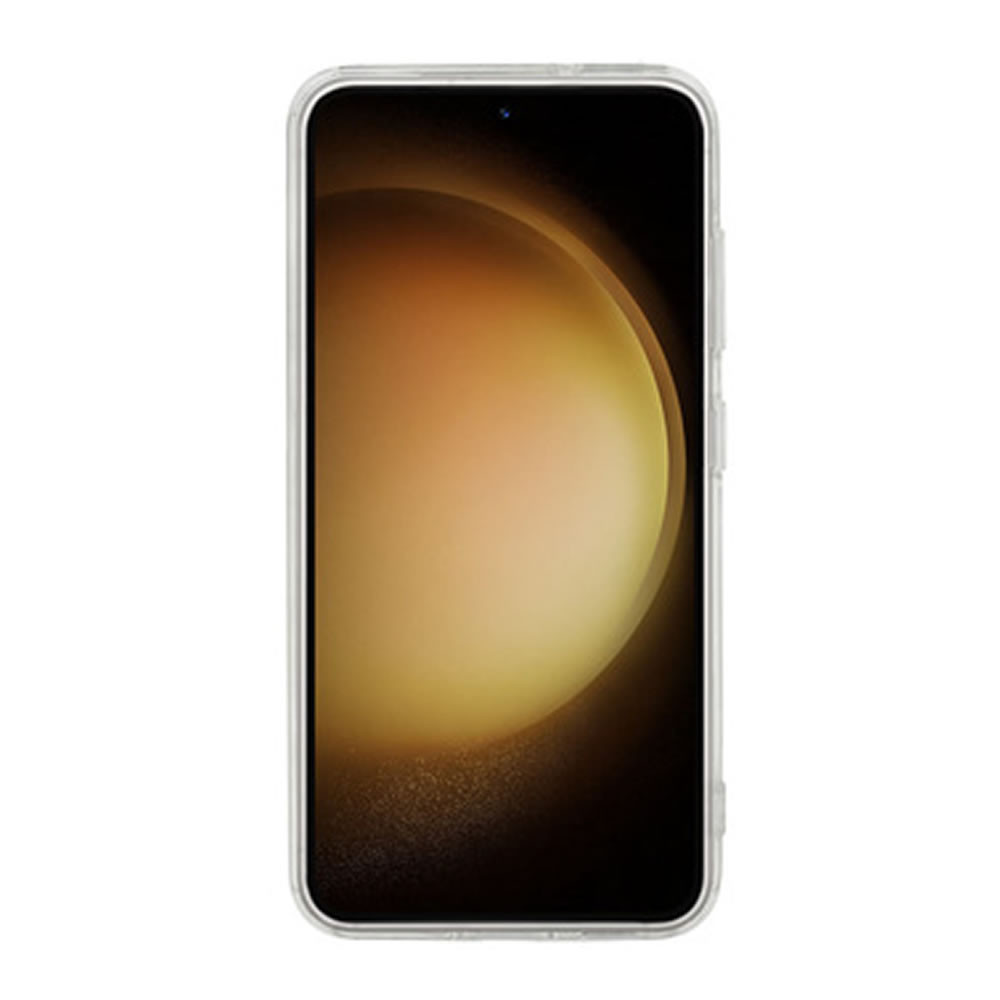 Samsung Galaxy A14 4G/5G Transparent Flower Design 4 Silicone Case With Camera Protector